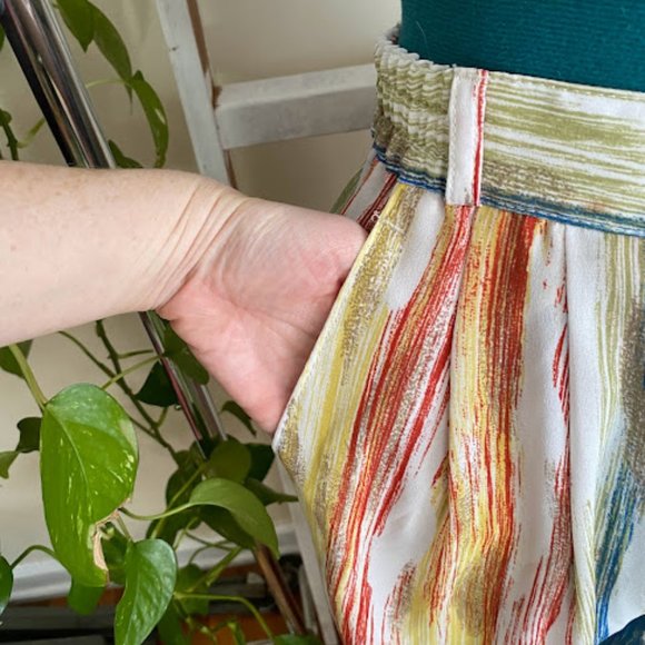 rosner multi color stripe pants size 36 - Picture 6 of 9